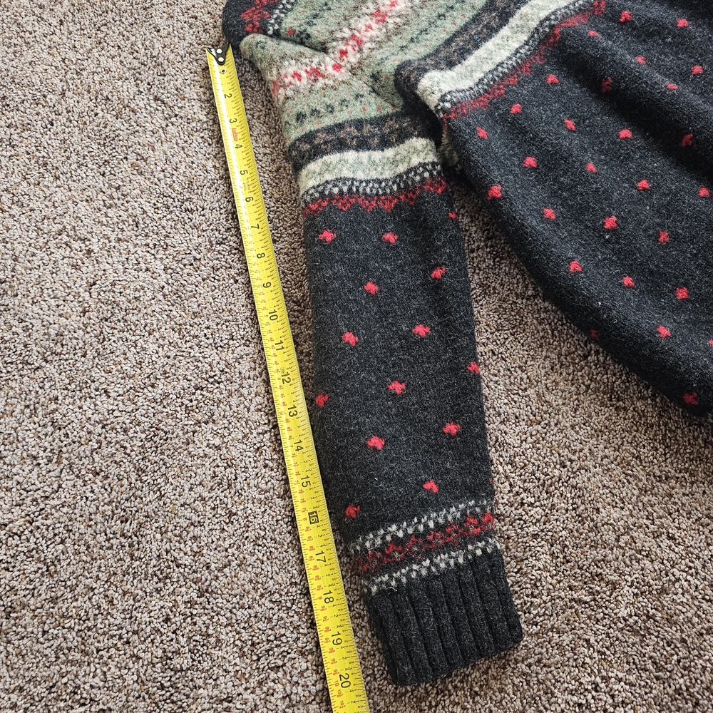 Lauren Ralph Lauren Hand Knit Wool Blend Sweater Size L READ - Picture 7 of 7